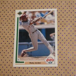 Ricky Jordan #160 Baseball Card